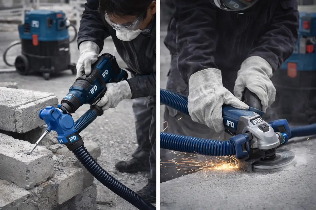 Sistemas de aspiración integrados en herramientas