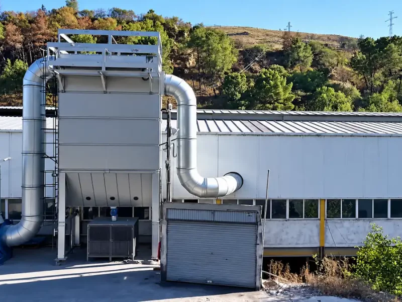 Ampliar sistema de aspiración industrial