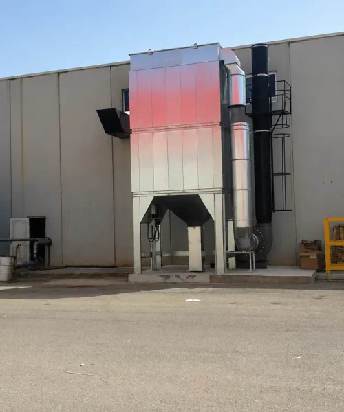 Aspiración de polvo en silos y tolvas