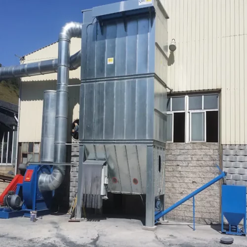 Aspiración industrial de polvo y partículas