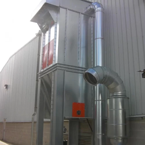 Baterías filtrantes para aspiración y filtración de humos de soldadura y viruta metálica