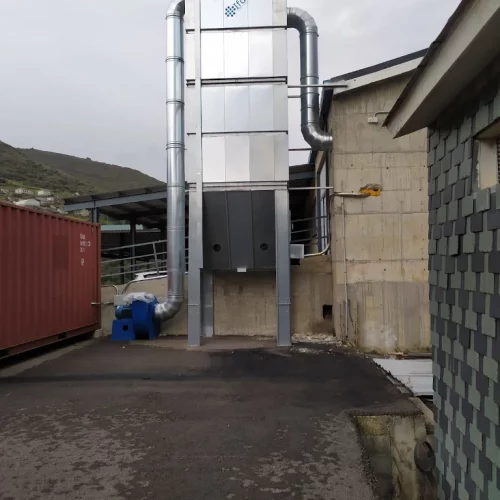 Aspiración de viruta metálica