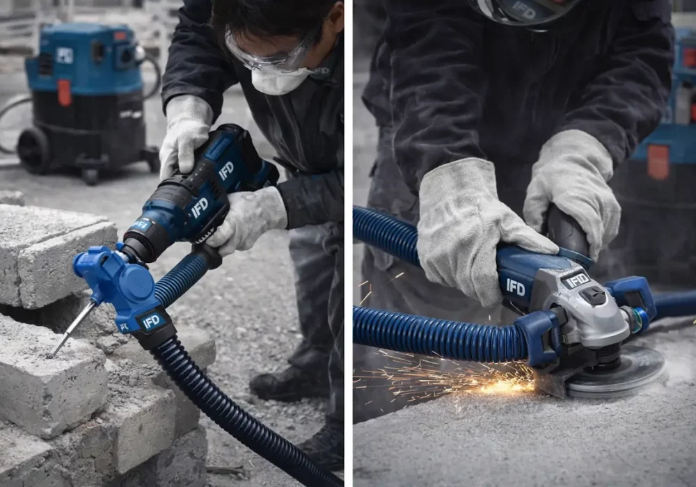 Aspiración integrada en máquinas