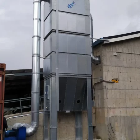 Sistemas de aspiración y filtración industrial centralizada para humos, gases y polvo de vidrio