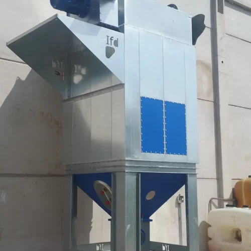 Silos de almacenaje en aspiración para cementeras y filtración de humos, vapores y polvo de vidrio