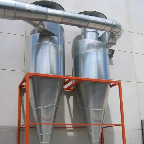 Ciclones decantadores de polvo, serrin, metal, gases y aceites