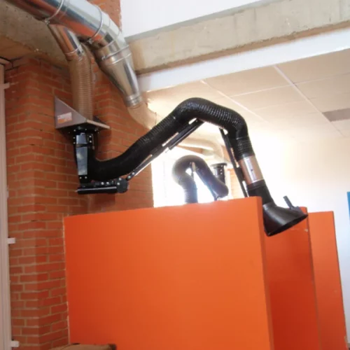 Procesos de soldadura en aspiración industrial