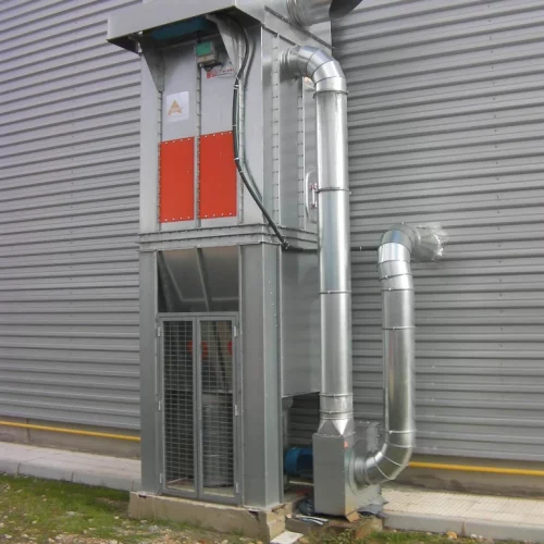 Aspiración de viruta metálica