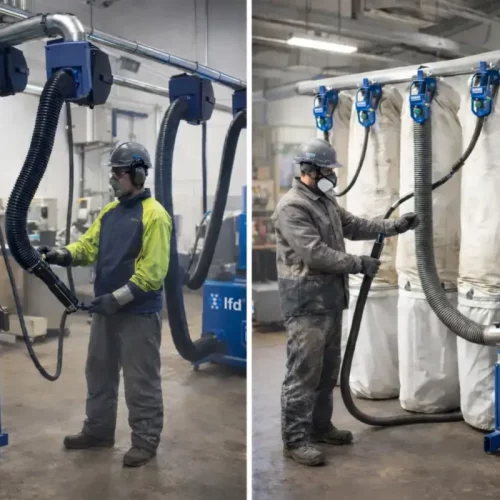 Extractores de polvo para uniformes