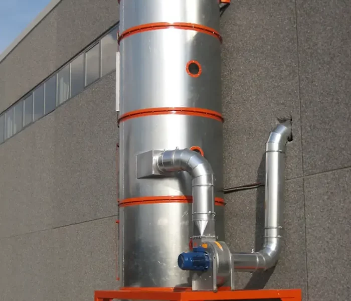 Sistema industrial de purificación del aire