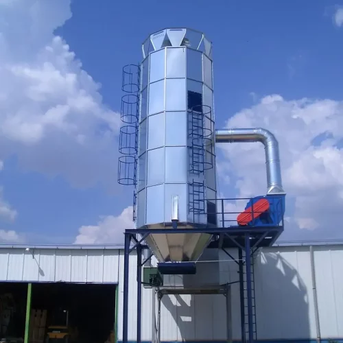 Sistema purificador de aire industrial en nave